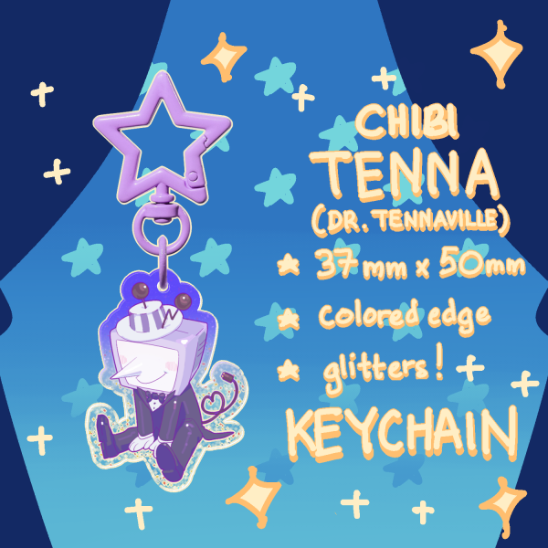 Chibi Dr. Tennaville! [Colored Keychain]