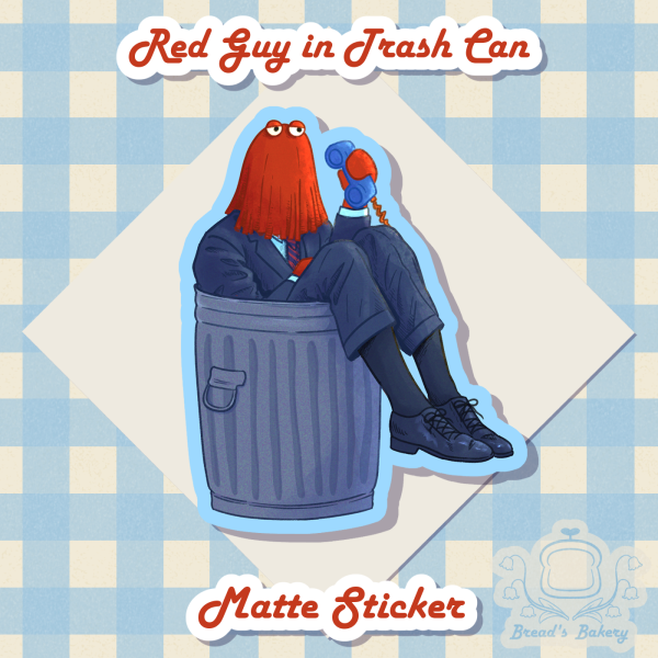 DHMIS | Red Guy in Trash Can