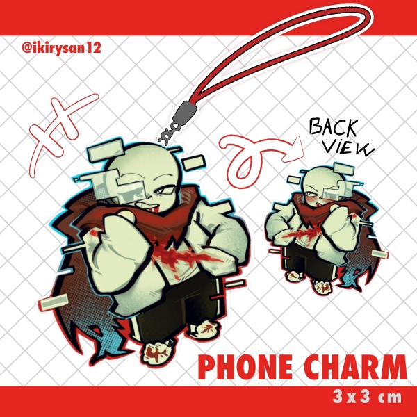 Geno Sans Phone charm