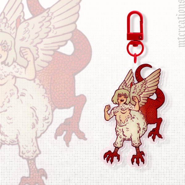 Chimera Falin | Colored Edge Acrylic Keychain