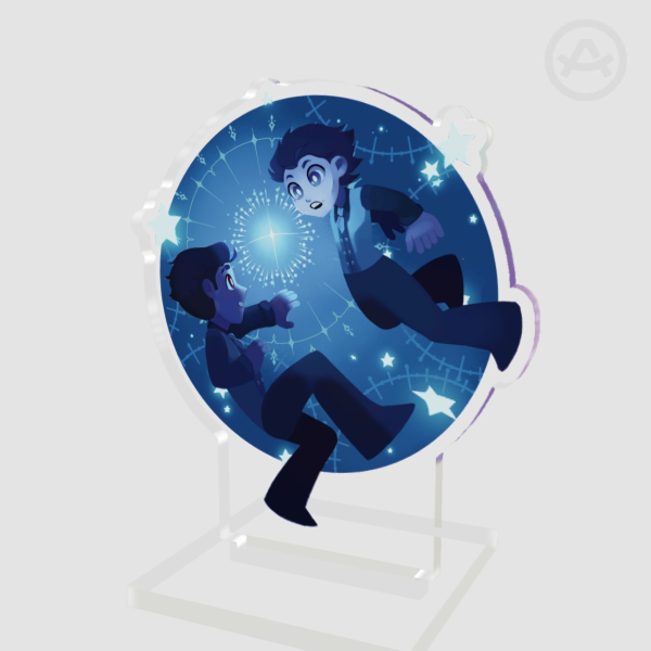 Double Sided Academic/Astral Jayvik - Clear Acrylic Standees