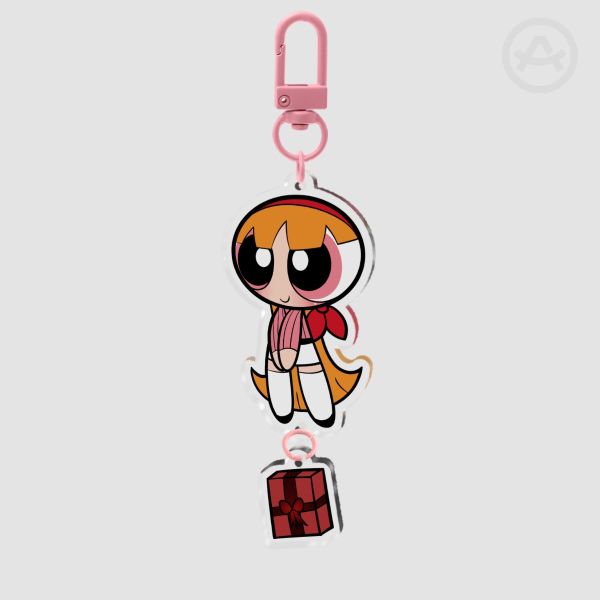 Powerpuff Blossom Chocolate Keychain