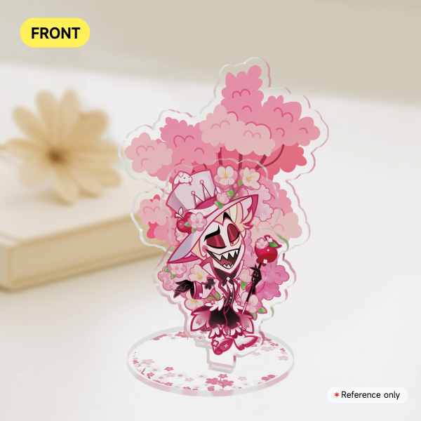 Hazbin Hotel Cherry Blossoms Lucifer Double Insert Acrylic Standees