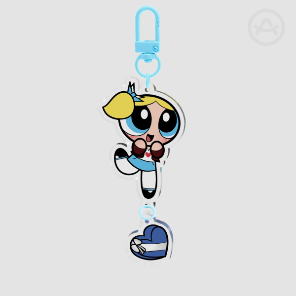 Powerpuff Bubbles Chocolate Keychain