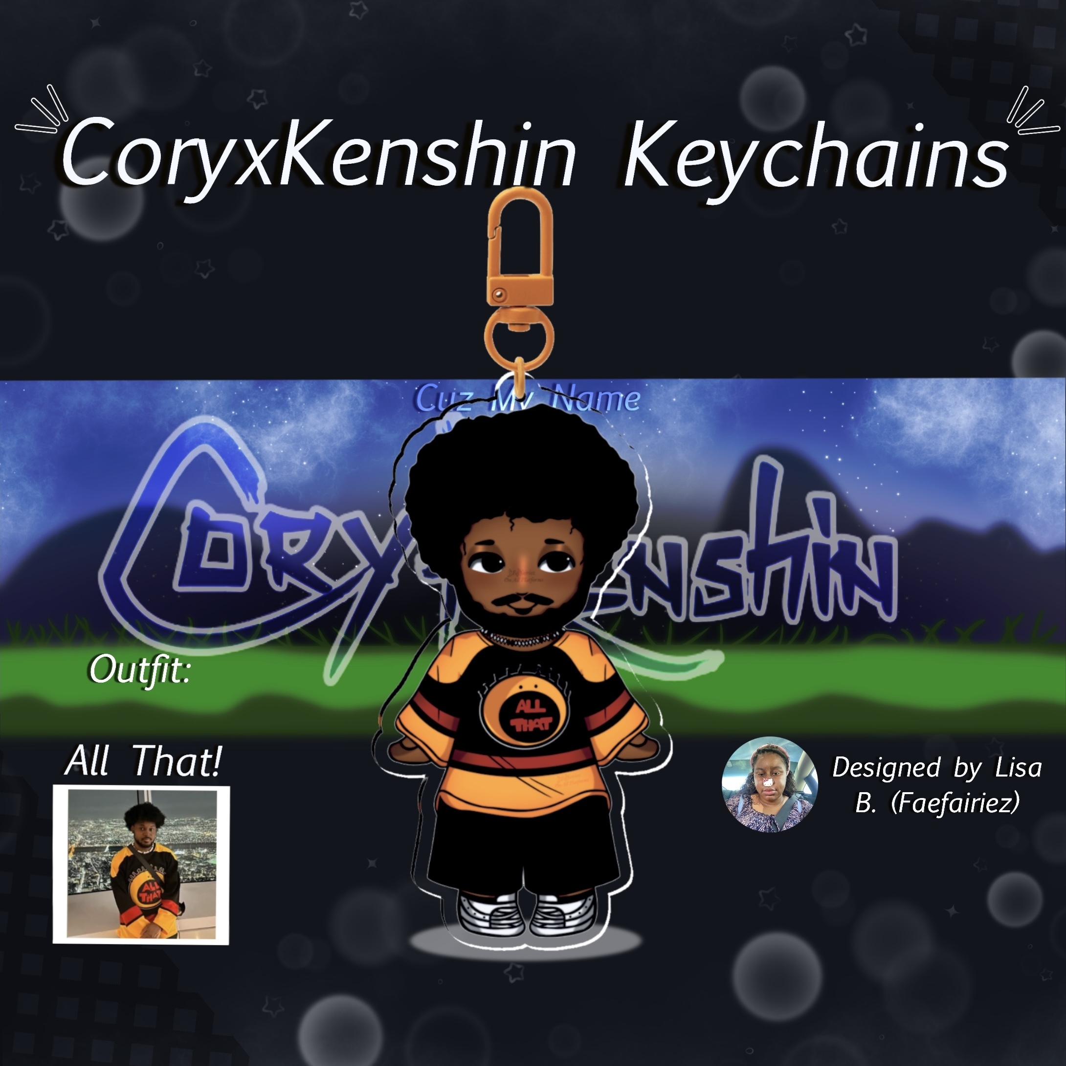 (CXK Keychain) All that! Angel🪽