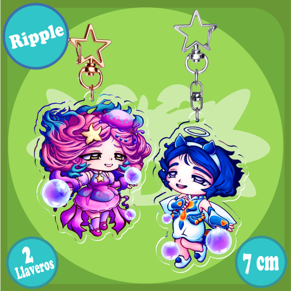 Siren Song Duo - 2 Llaveros / Keychains (Ripple)