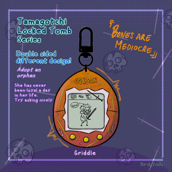 Tamagotchi Gideon Keychain