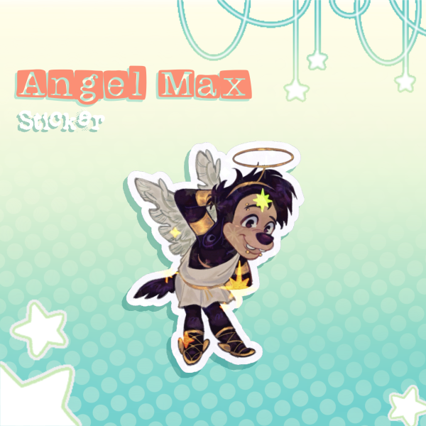 Angel Max Sticker
