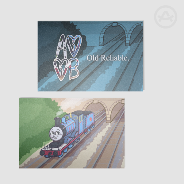 [TTTE] "Old Reliable." Postcard