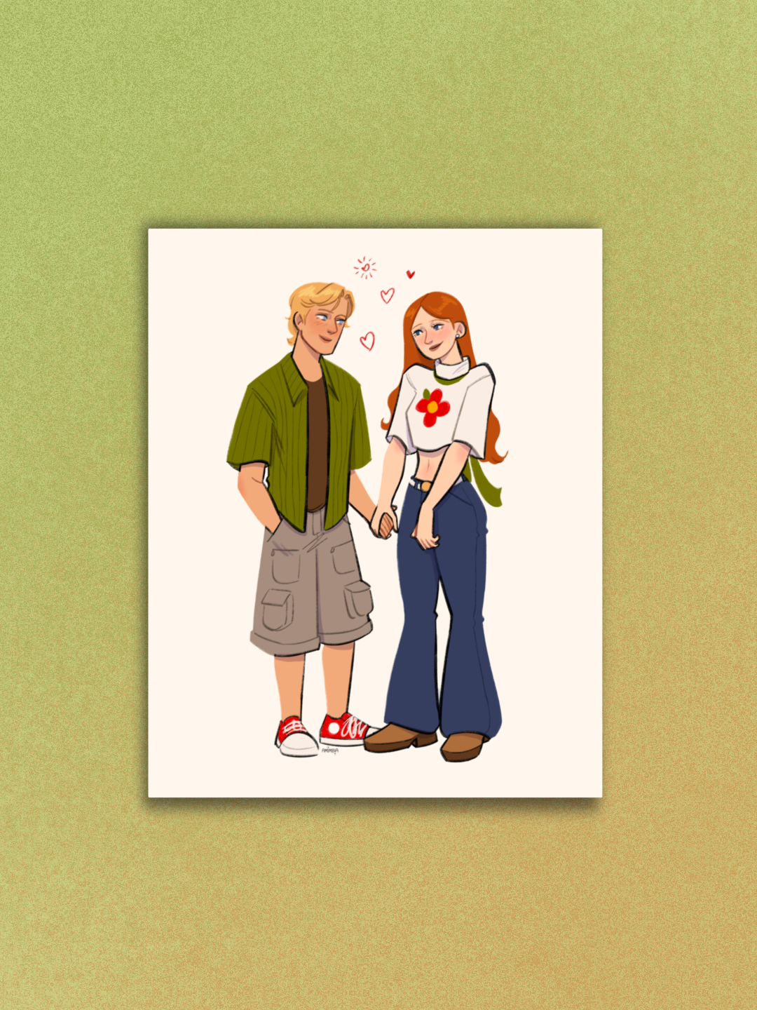 Candace & Jeremy - A5 Poster/Print