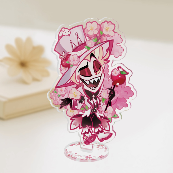 Hazbin Hotel Cherry Blossoms Lucifer 15cm Clear Acrylic Standees