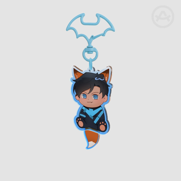 Richard Grayson Wagging Keychain | Nightwing