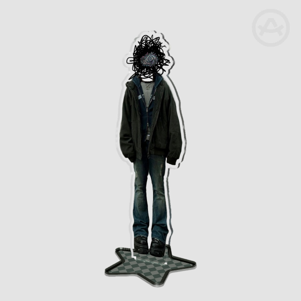 Crow || NOWHERE SPACE || Clear Acrylic Standee