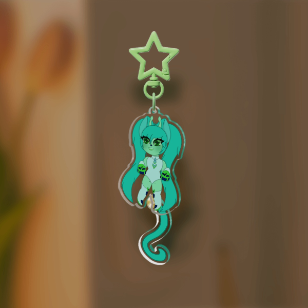 Glorpi Miku Tail-wagging keychain