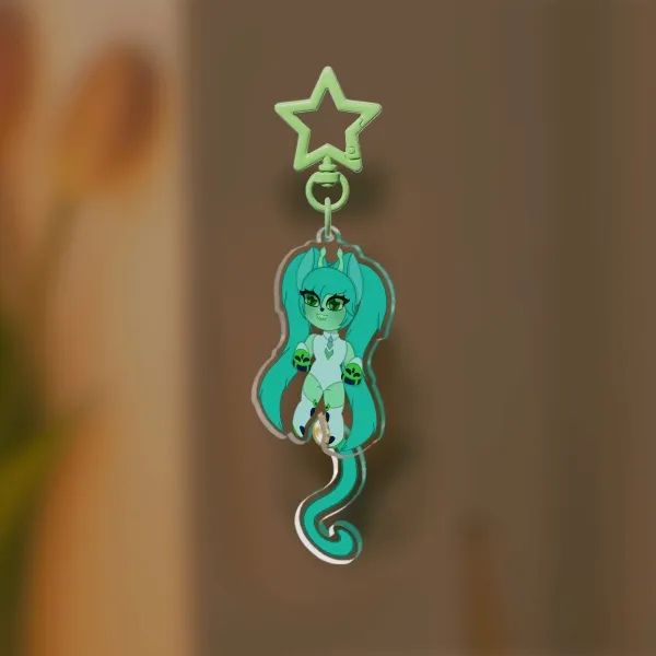 Glorpi Miku Tail-wagging keychain