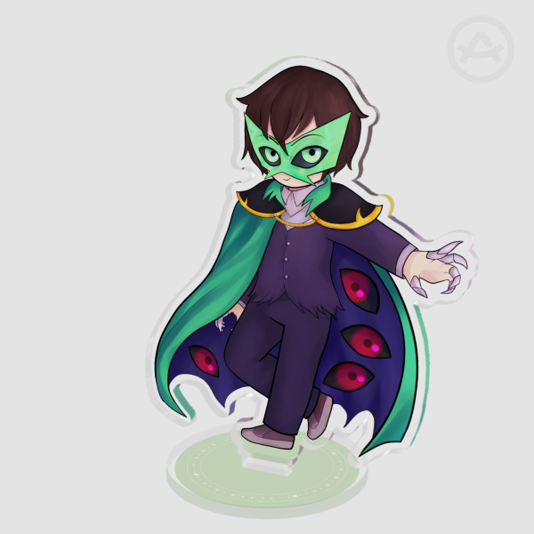 10cm Sorcerer Standee ( Clear Acrylic )