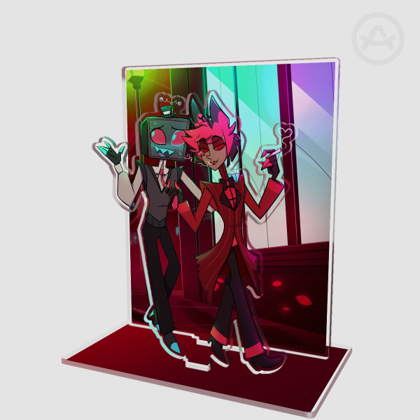 Past Radiostatic Double Insert Standee