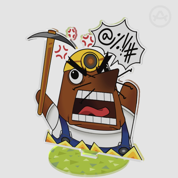 Yelling Resetti Standee