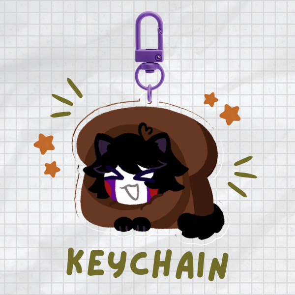 Puppet FNAF Loaf Keychain