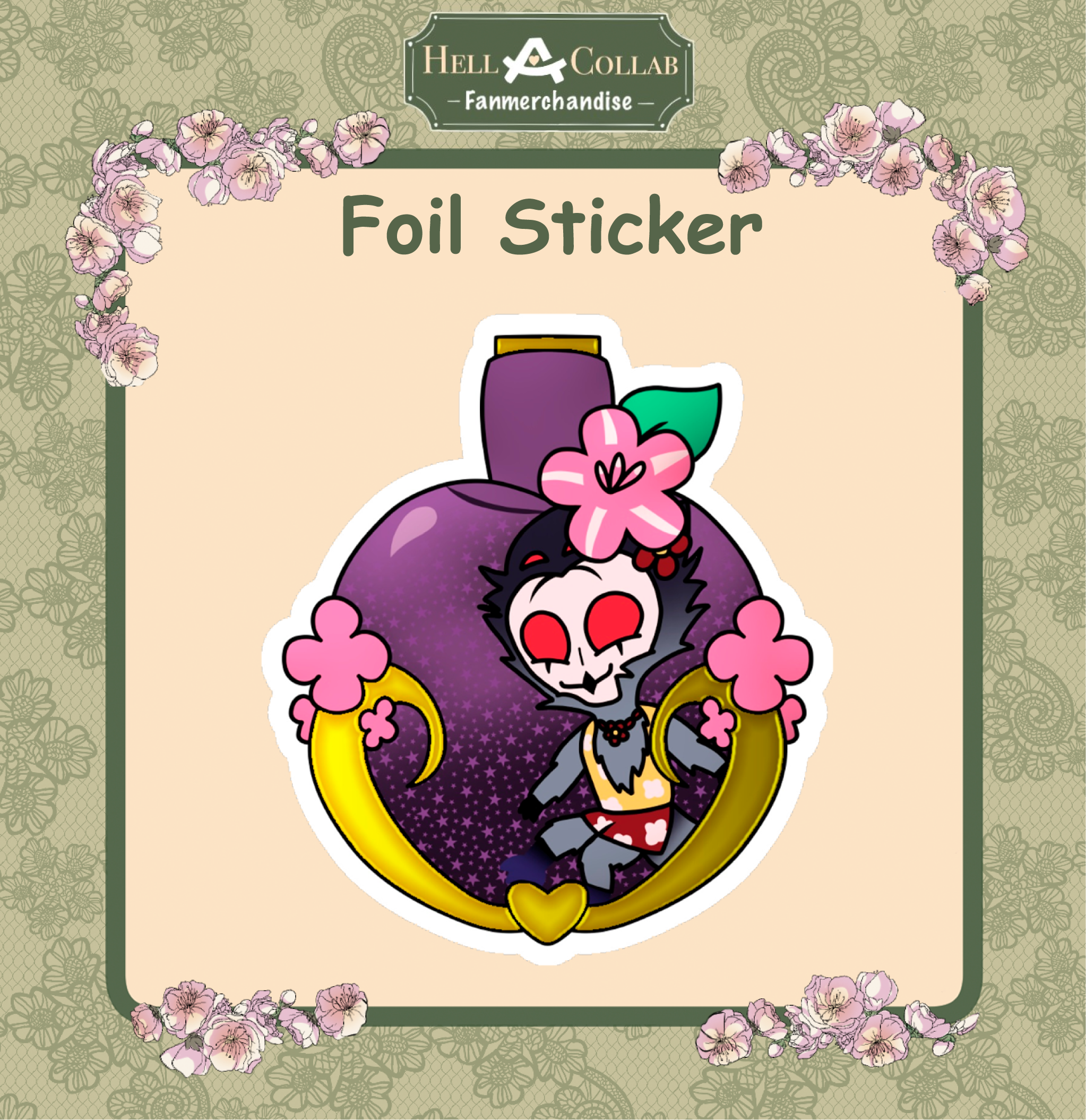 Spring Collection Stolas Hot Foil Sticker