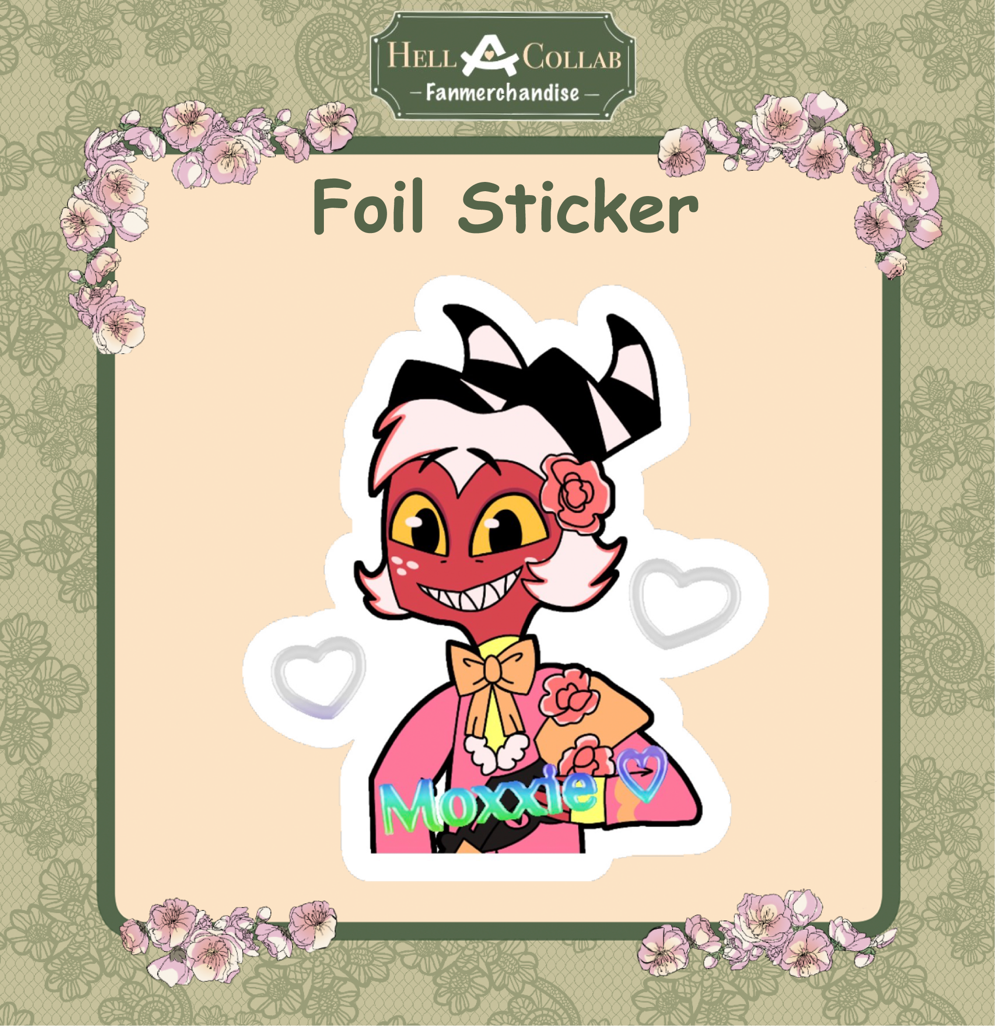 Spring Collection Moxxie Hot Foil Sticker