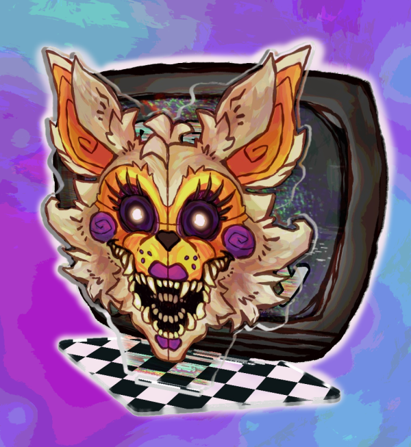 Fnaf Lolbit Double Insert Acrylic Standee