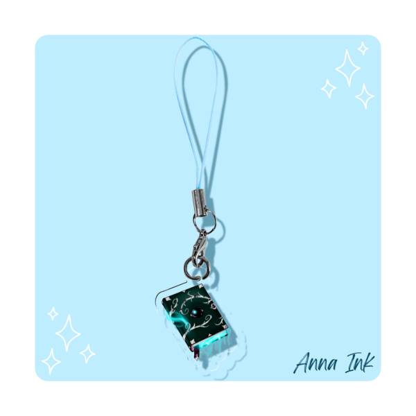 Dark Fey Tome Phone Charm