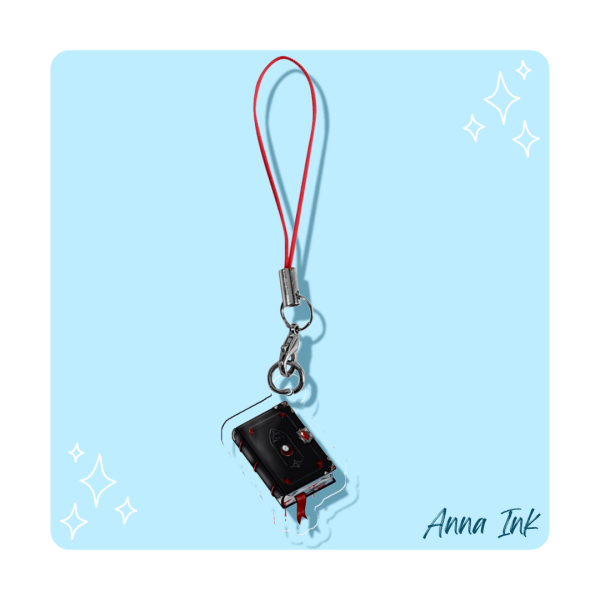 Vampire Tome Phone Charm