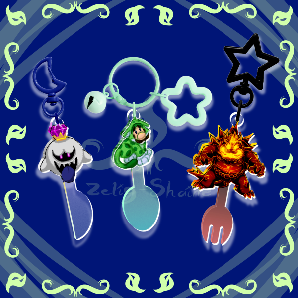 SMB Trio Utensil Keychains
