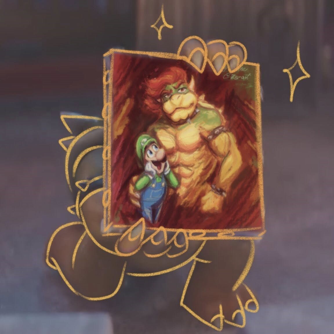 Bowser's Painting Art Board