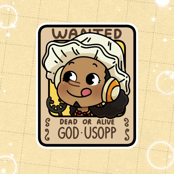 Usopp WANTED - Die Cut Stickers