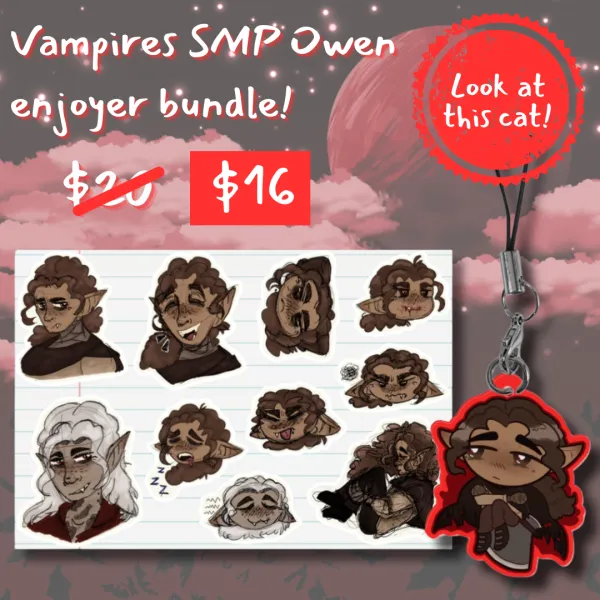 Vampires SMP Owen enjoyer bundle