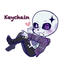 Jarek Sans Keychain Broken Glass Gradient