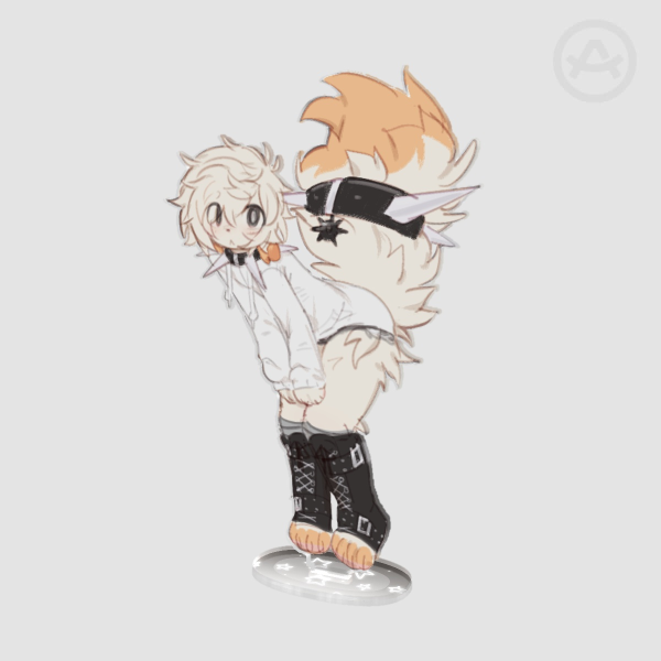 Spiky wypher furry standee