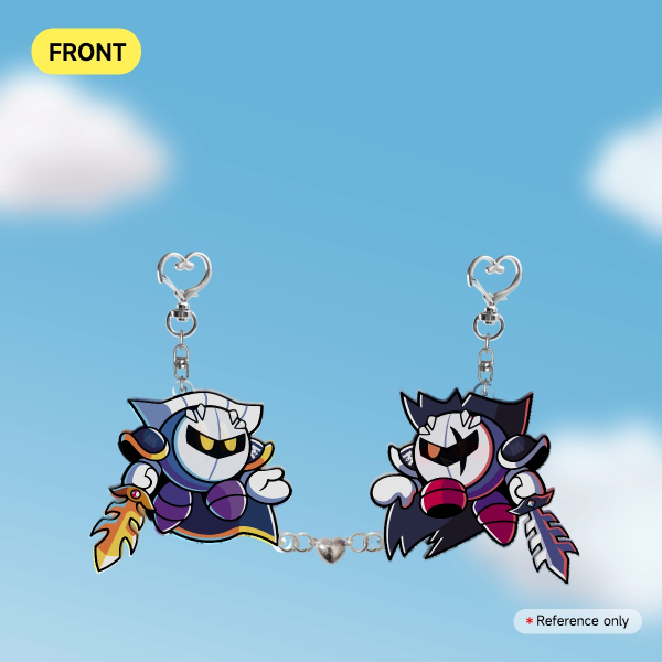 dameta & meta magnet keychains