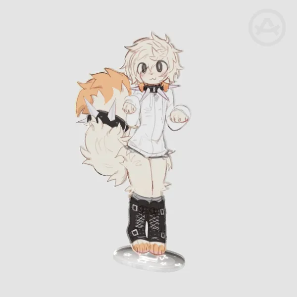 Spiky wypher furry standee