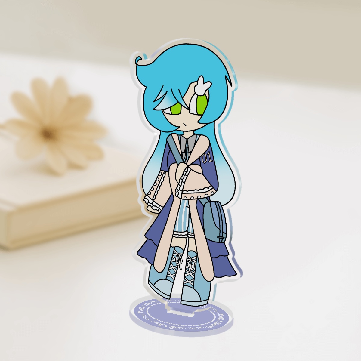 White Rabbit Hatsune Miku Acrylic Standee
