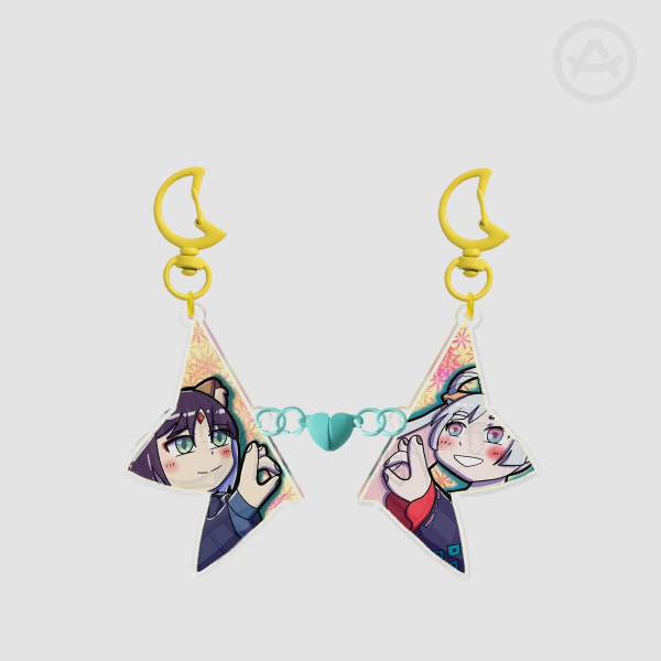 Iroha & Yachiyo | Cosmic Princess Kaguya | Magnet Keychains