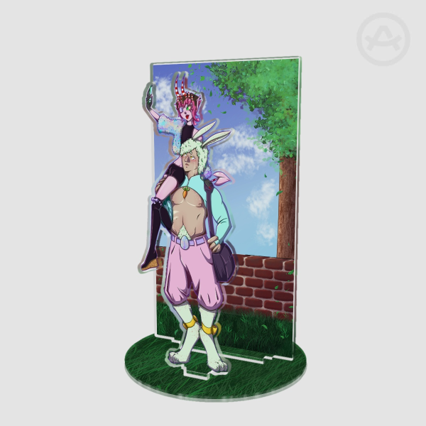 Limited! Candy and Ellis- Double Standee, Easter Themed