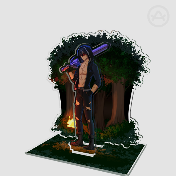 Aaron Minecraft Diaries Acrylic Standee