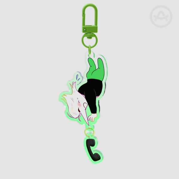 Falling AddiSpam connection keychain