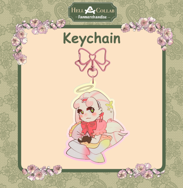 Spring Molly Clear Acrylic Keychain