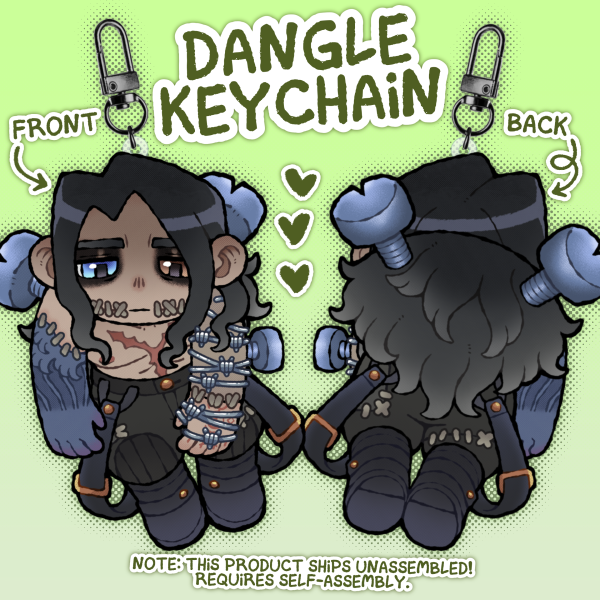 Deadlock Victor Body Dangling Acrylic Keychain