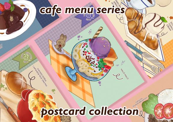 Café Menu Series Postcard Set 01