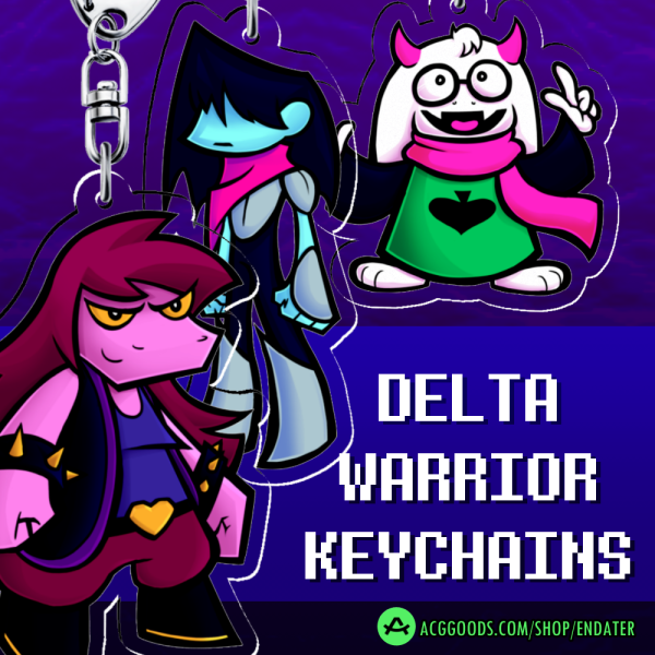 Delta Warriors Keychain 3-pack