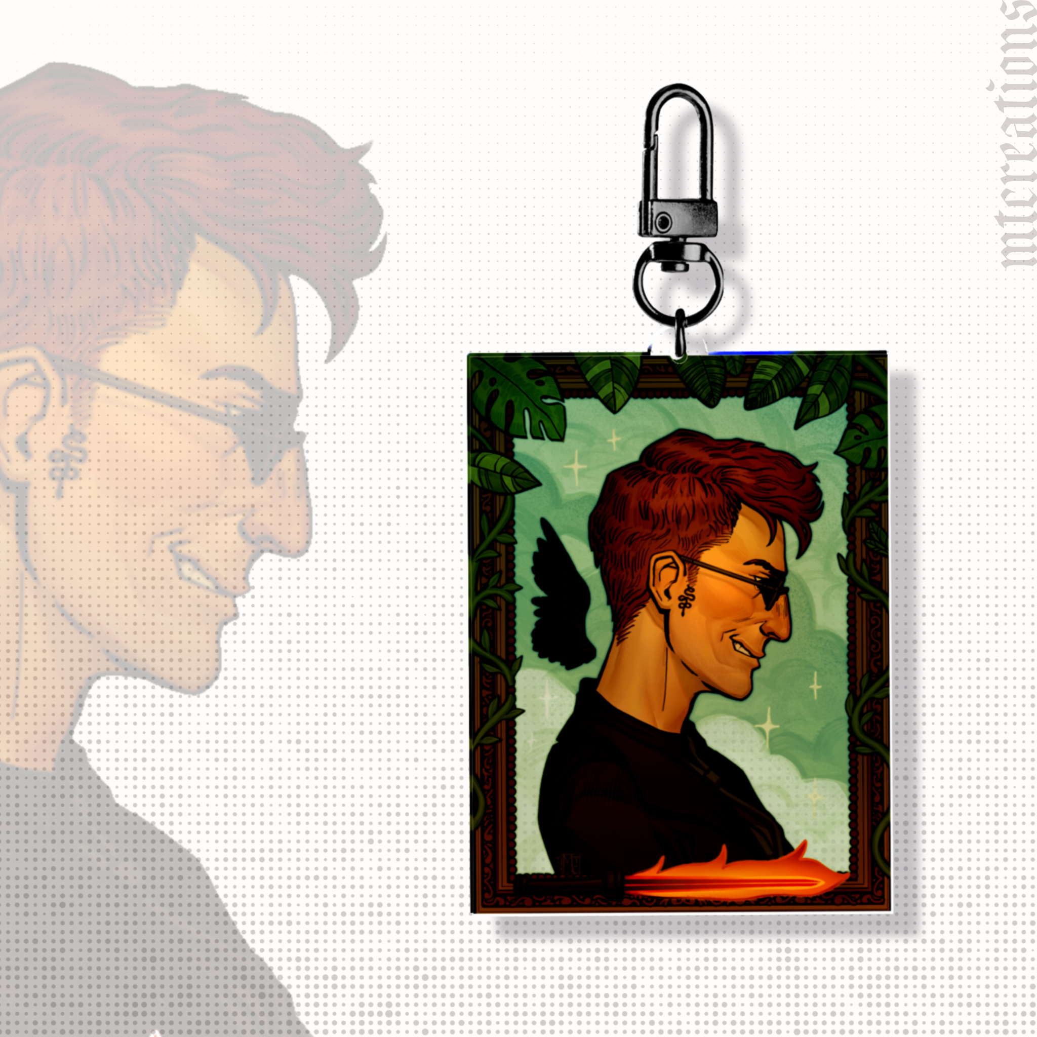 Crowley | Full Bleed Acrylic Keychains