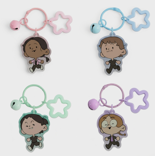 The Pittlings 2-inch Epoxy Keychain Bundle | The Pitt