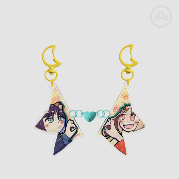 Iroha & Kaguya | Cosmic Princess Kaguya | Magnet Keychains