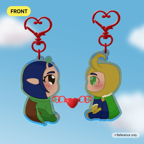 Mantis and Loki Magnet Keychains