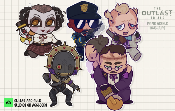 [NEW] The Outlast Trials Keychain Set